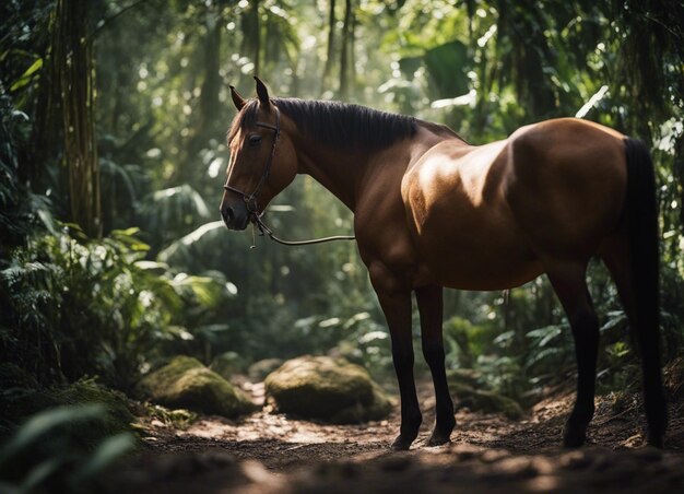 Um cavalo na selva