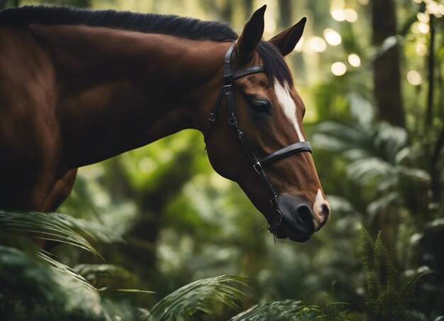 Um cavalo na selva