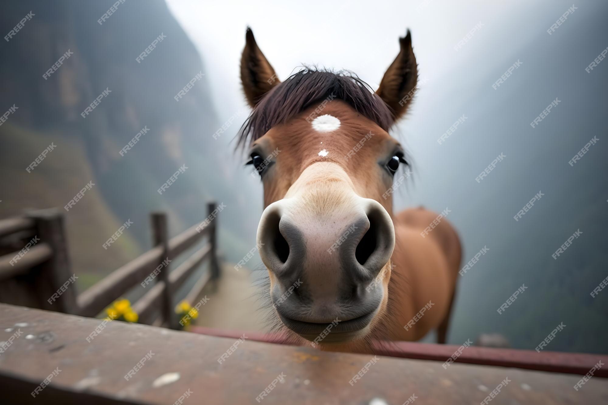 Estátua De Cavalo Em Frente a Um Céu Nublado Foto de Stock - Imagem de  animal, olho: 221252936