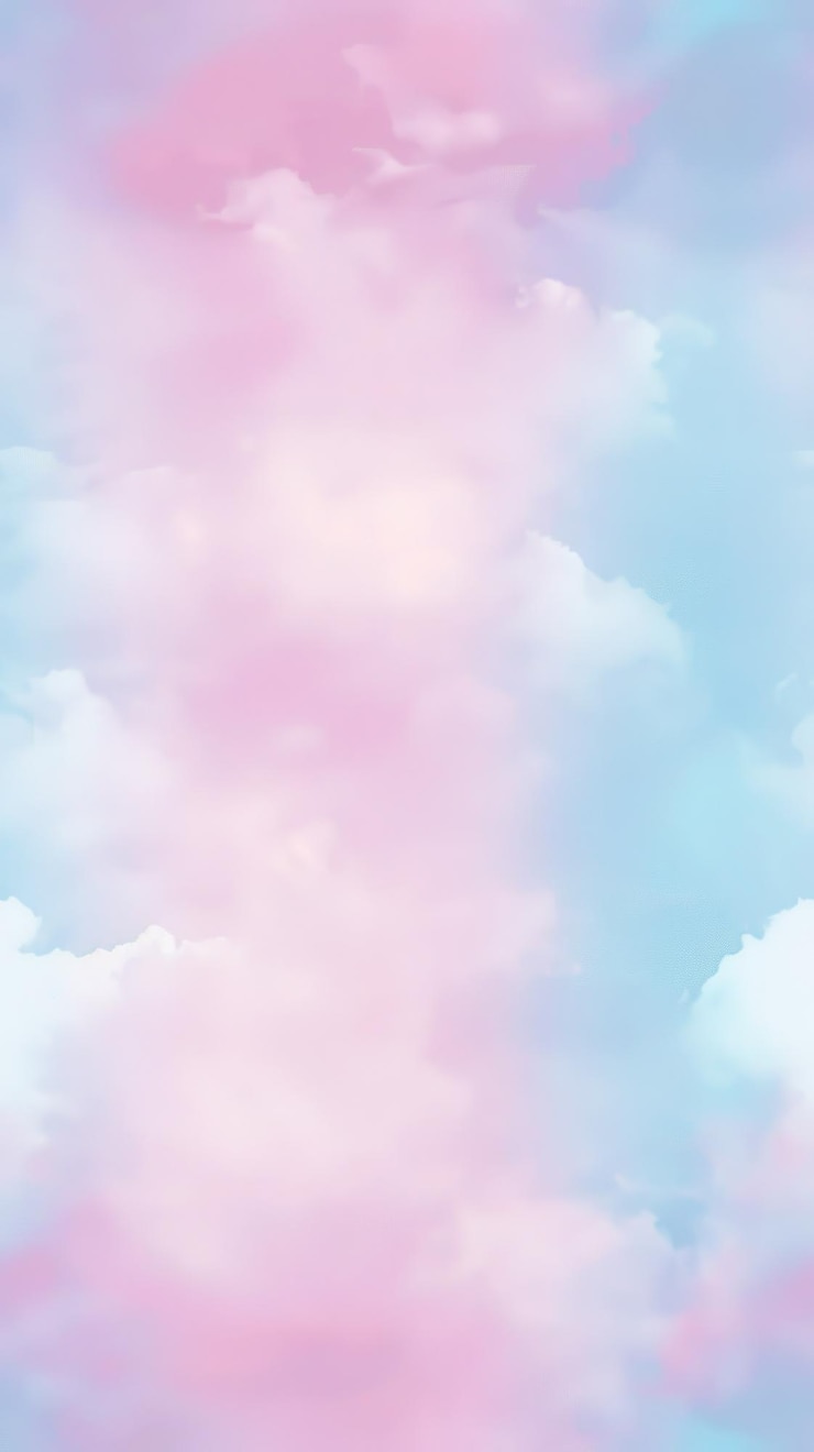 Foto um céu rosa e azul com nuvens