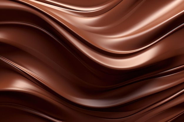 Foto um chocolate a girar numa superfície