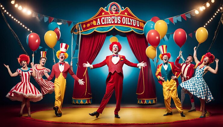 Foto um circo tolo por