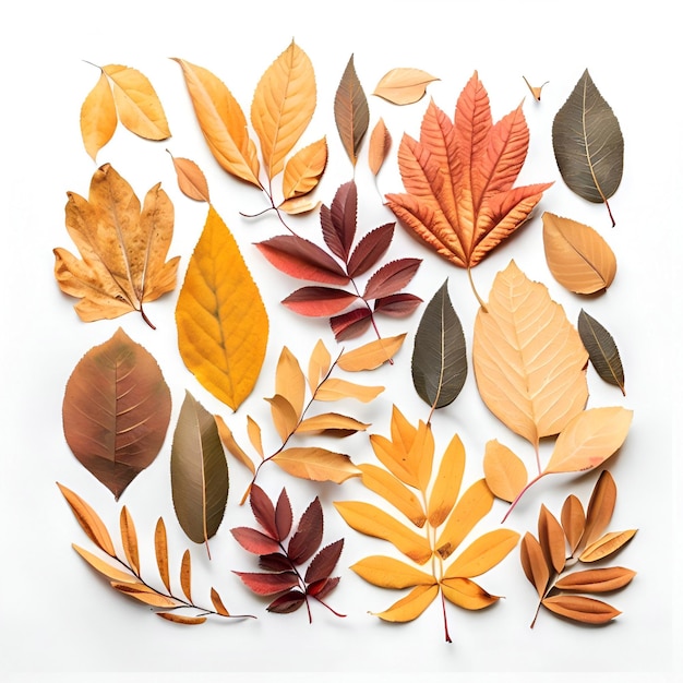 Um círculo de folhas com a palavra outono.
