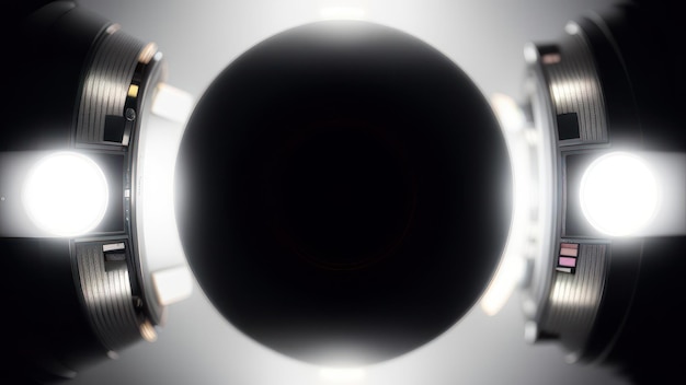 Um círculo preto com a palavra " on it "