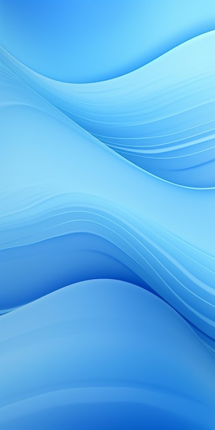 um close de um fundo azul com uma onda curva generativa ai