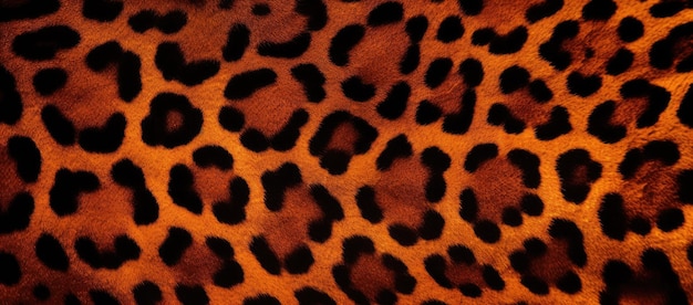 Um close de um padrão de impressão de leopardo