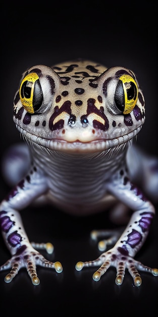 Um close-up da IA generativa de lagarto