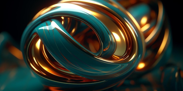 Um close-up de algumas bolas coloridas em uma exibição de vidro ai generativa