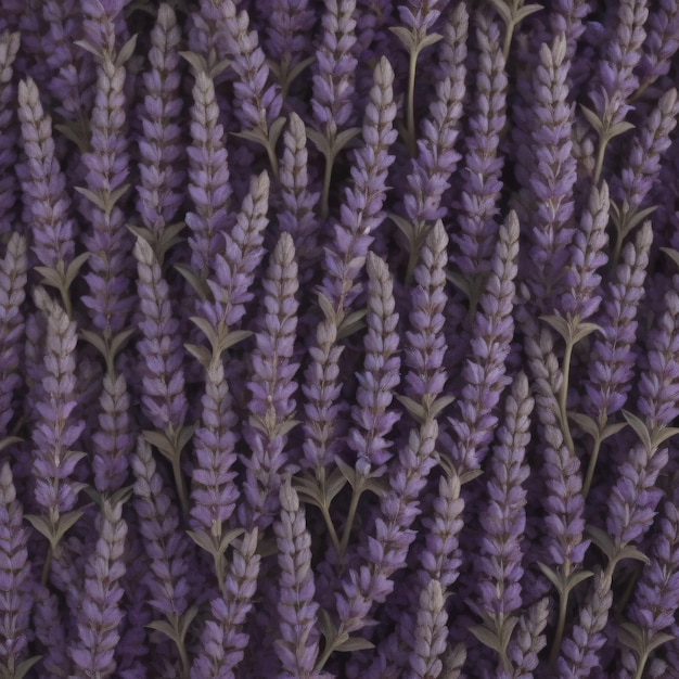 um close-up de flores de lavanda em um tecido