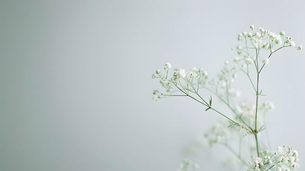 um close-up de um bando de flores com um fundo branco