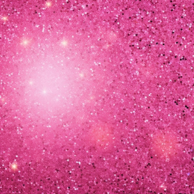 Foto um close-up de um fundo de brilho rosa com uma estrela no centro generativo ai