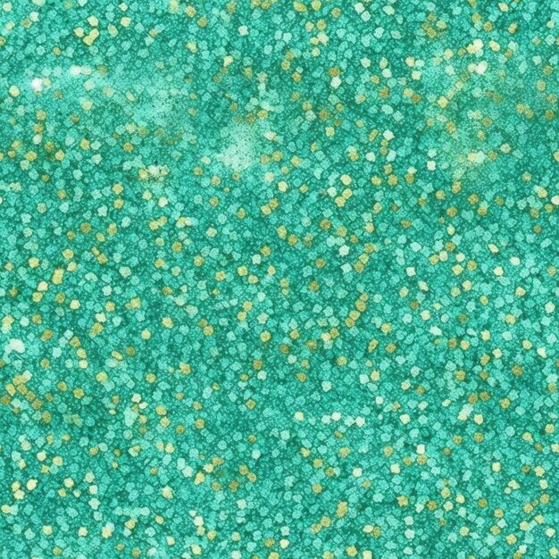 Um close-up de um fundo de brilho verde e dourado