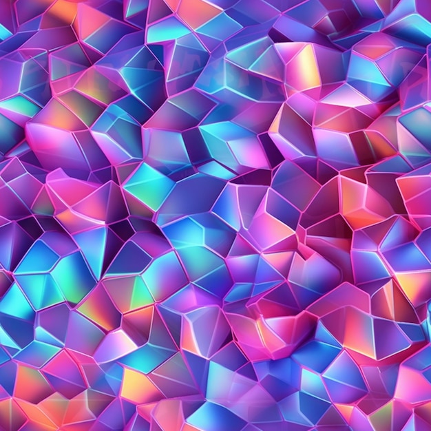 Um close-up de um monte de cubos coloridos em uma superfície generativa ai