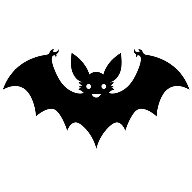 Foto um close-up de um morcego com um rosto e asas