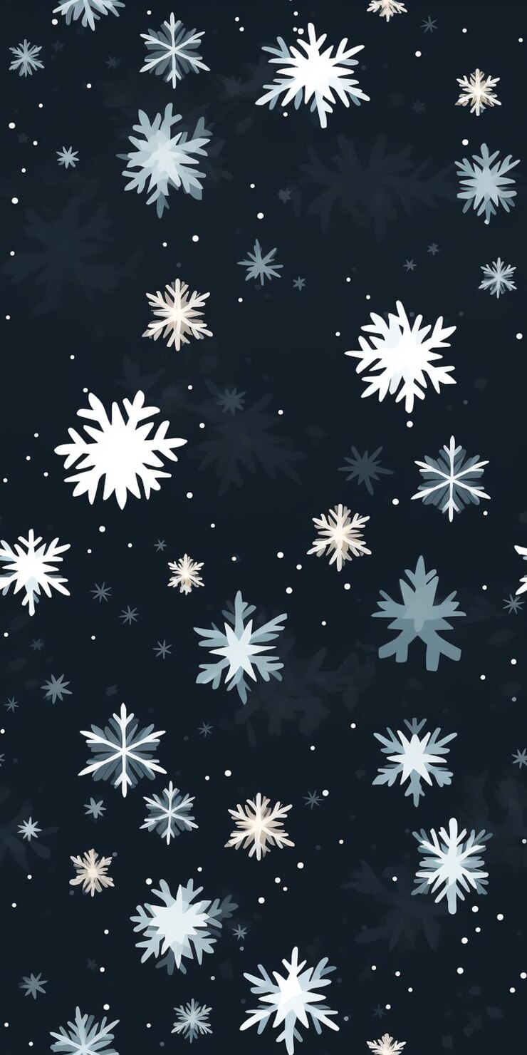 Foto um close-up de um padrão de floco de neve em um fundo escuro