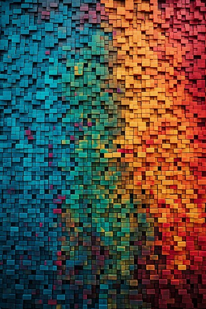 um close-up de um padrão de pixel
