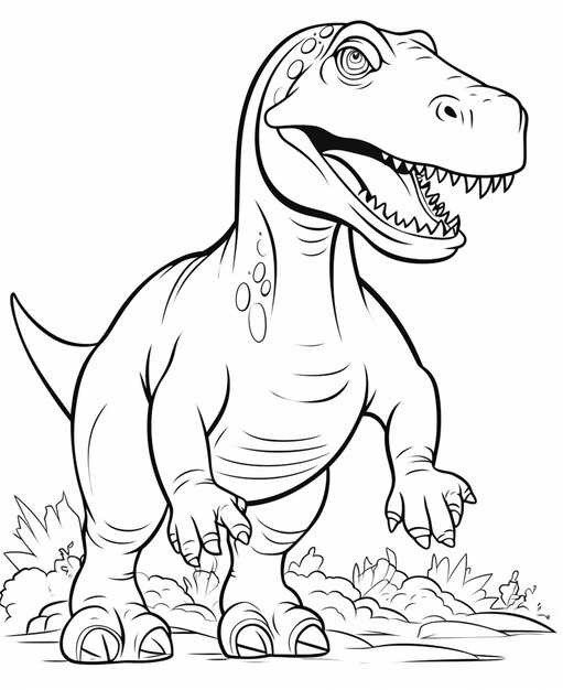 Design PNG E SVG De Tiranossauro Dinossauro Rex Desenhado Para