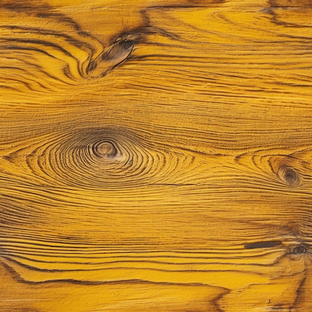 Um close-up de um painel de madeira com um nó no meio.