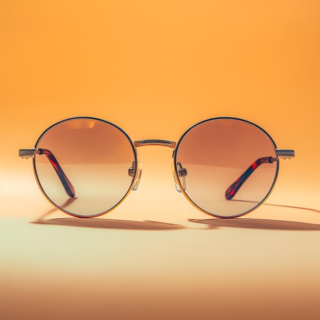 um close-up de um par de óculos de sol