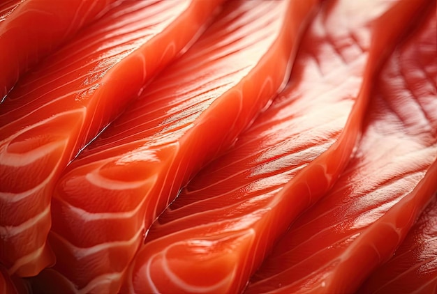 um close-up de um peixe com a palavra salmão nele