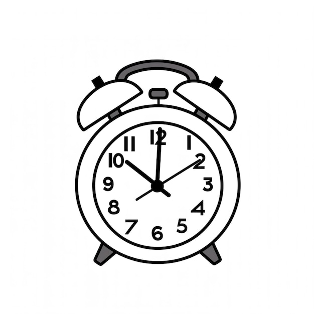 um close-up de um relógio com um fundo branco generativo ai