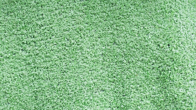 Um close-up de um tapete de grama verde