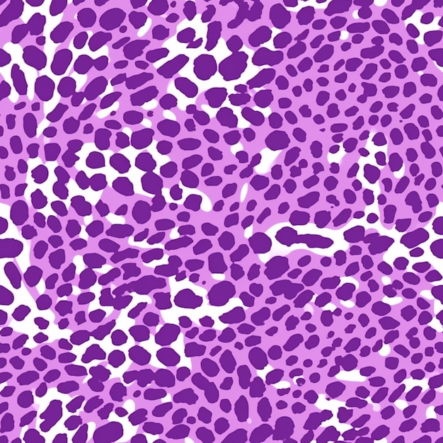 um close-up de um tecido de impressão de leopardo roxo e branco generativo ai