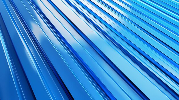um close-up de um telhado de plástico azul com um fundo azul
