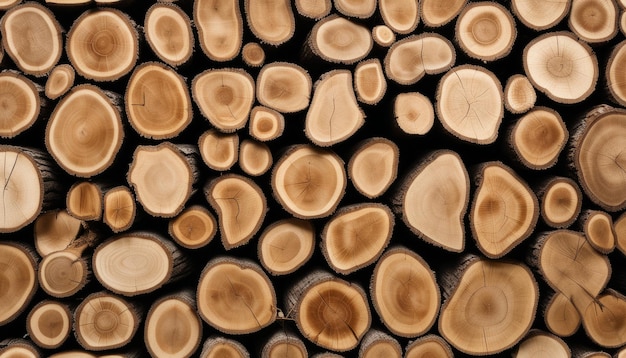 Um close-up de um tronco com muitos buracos nele