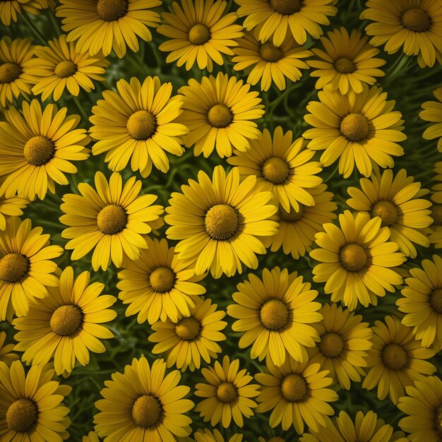 Um close-up de uma flor amarela com pétalas amarelas.