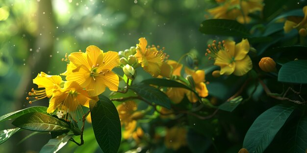 um close-up de uma flor com o sol brilhando através dela