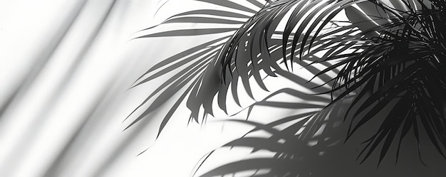 Foto um close-up de uma folha de palmeira com a palavra palmeira