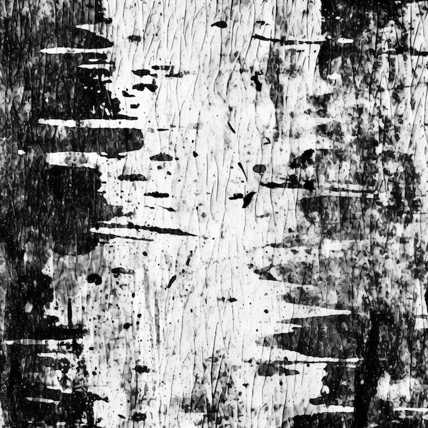 Um close-up de uma fotografia em preto e branco de uma árvore generativa ai