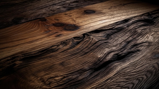 Um close-up de uma madeira com a palavra madeira nela