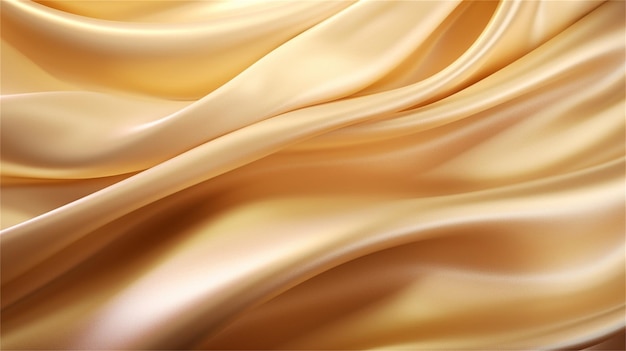 Um close-up de uma onda marrom e dourada.