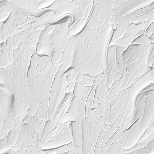 Um close-up de uma parede branca com um padrão de pintura branca generativo ai