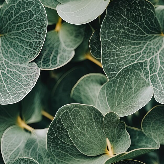 um close-up de uma planta com folhas verdes