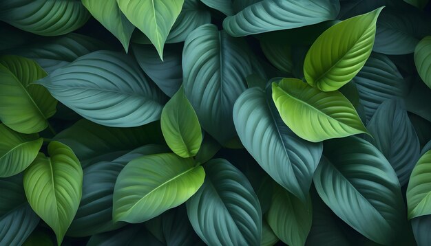 um close-up de uma planta com folhas verdes