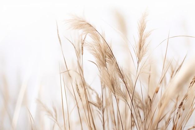 Um close-up de uma planta com um fundo branco