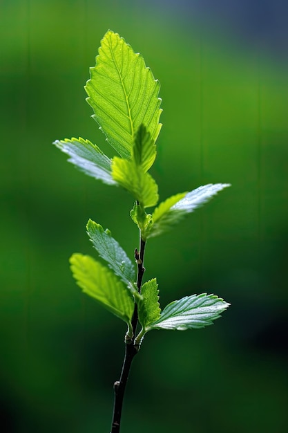 Um close up de uma planta