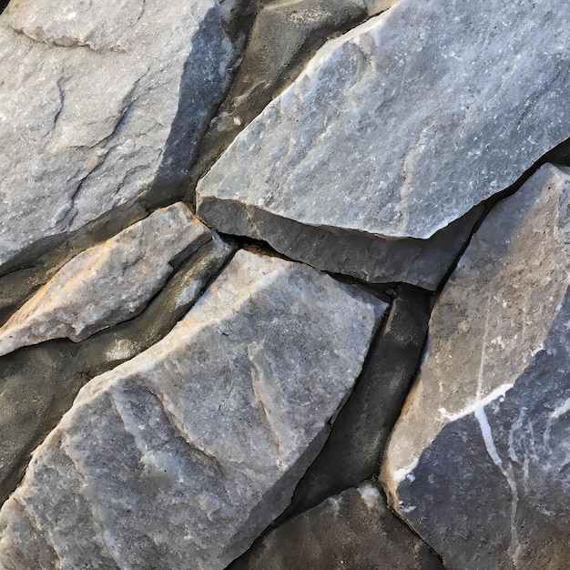 um close-up de uma rocha com uma marca branca sobre ele