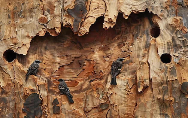 Um coala fofinho agarra-se a um ramo de eucalipto em uma floresta de árvores desgastadas o seu olhar curioso encontra o nosso no meio da quietude da selva australiana