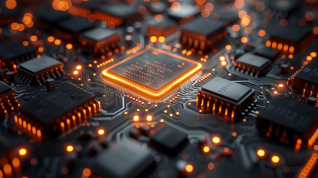 um computador com a palavra poder na parte de trás