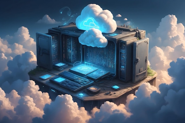 Um conceito de armazenamento remoto de dados e serviços de computação em nuvem