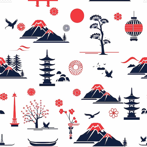 um conjunto de imagens de montanhas e montanhas com um lugar para o seu texto
