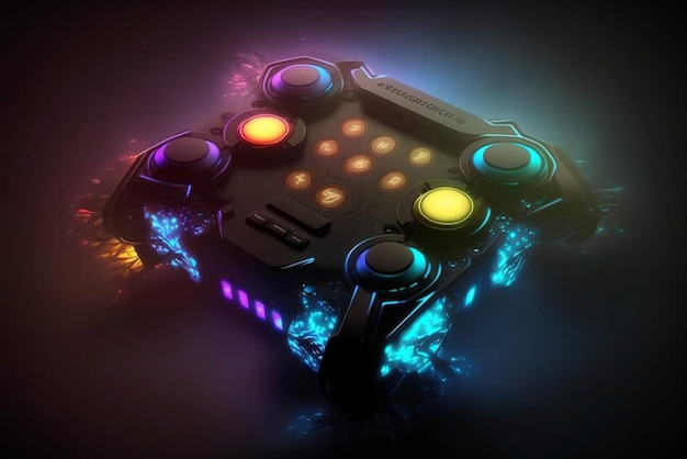 Um controlador de jogo que contém a palavra jogo.