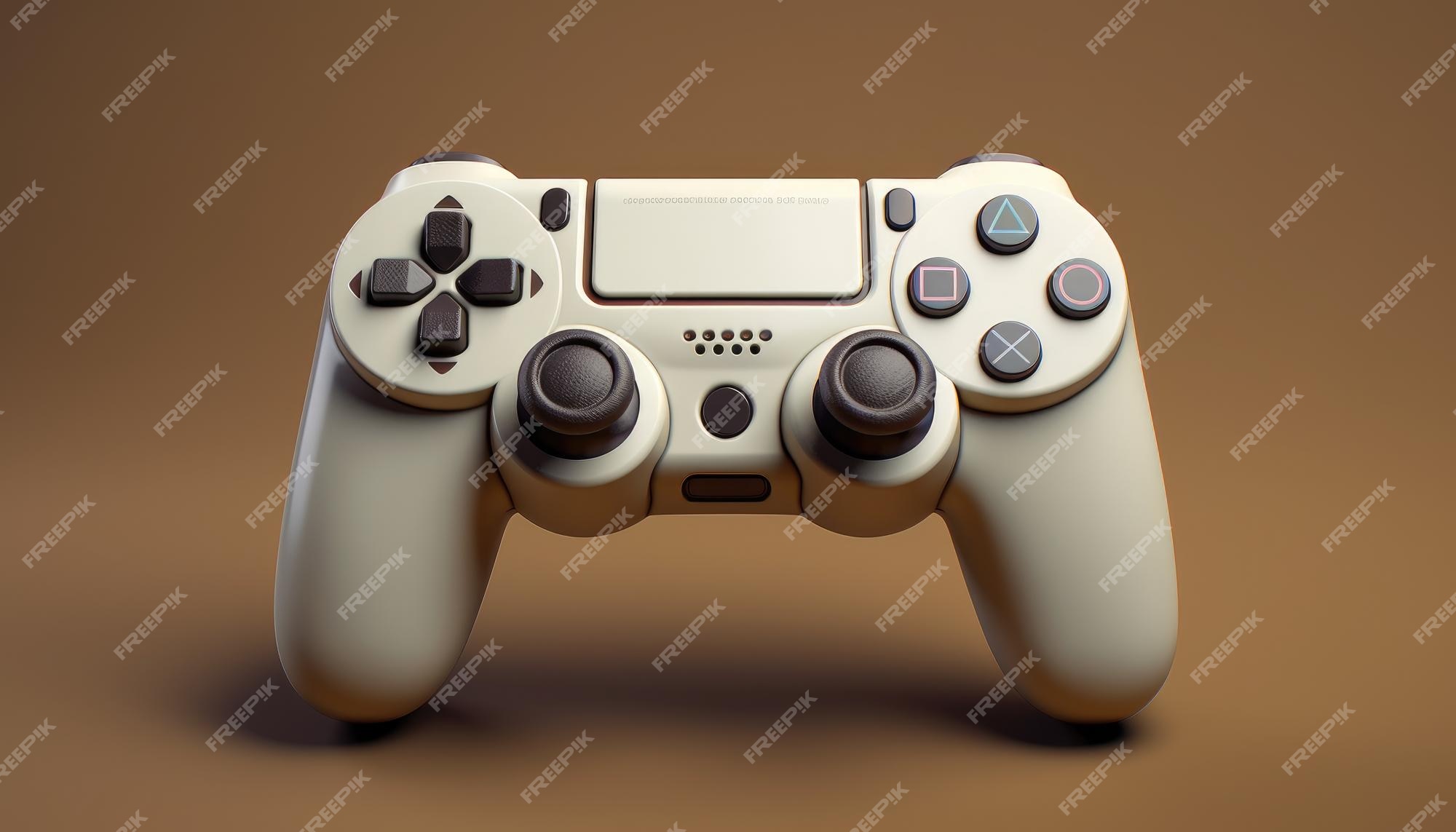 Um controle xbox 360 branco com um controle cinza nele.