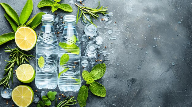 Um copo cheio de água limpa e clara, um símbolo refrescante de hidratação