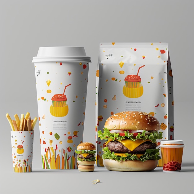 Foto um copo de mcdonald's com um logotipo do mcdonald's