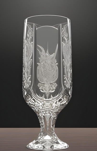 Um copo sofisticado com um belo design